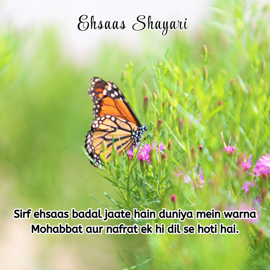 Ehsaas Shayari in English