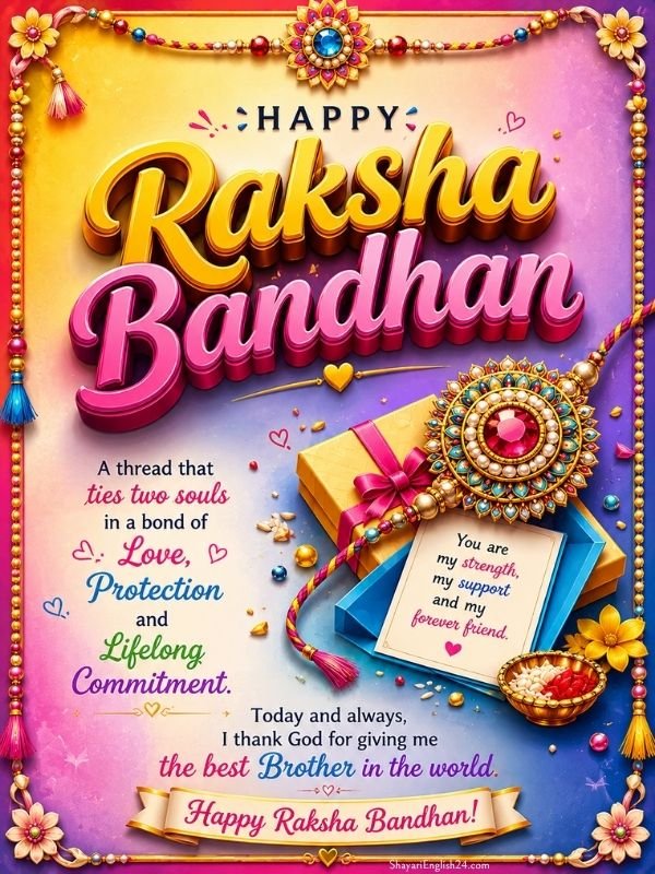 Raksha Bandhan message